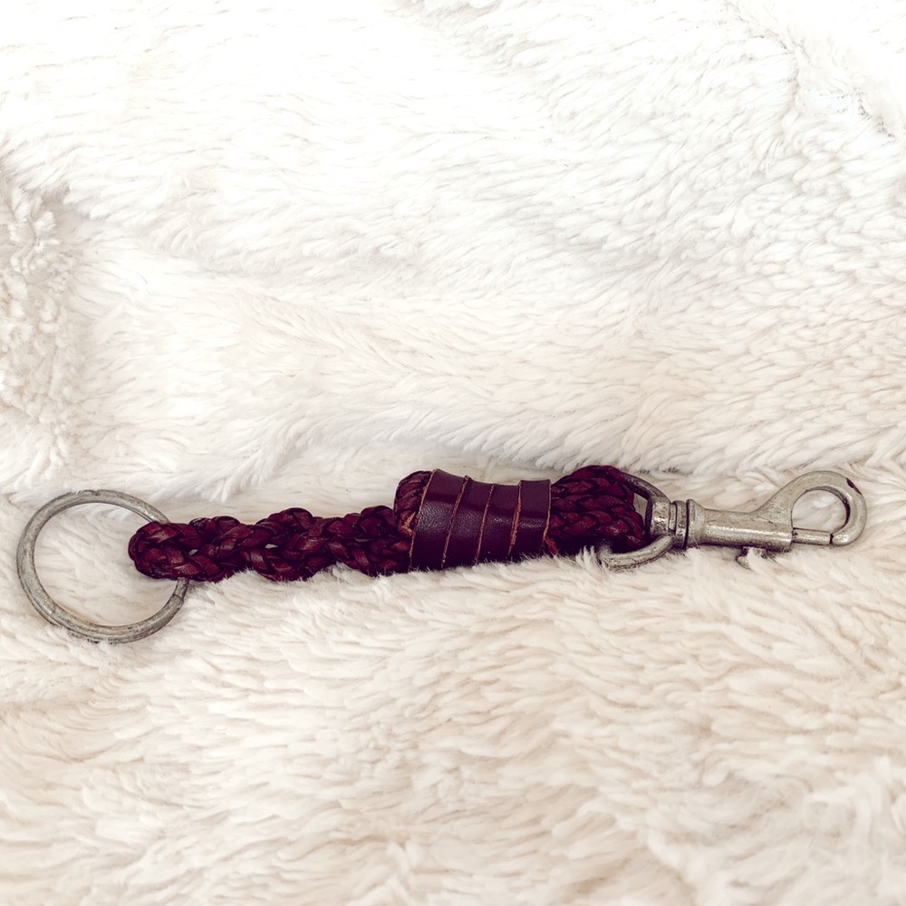 Vintage Leather Keychain